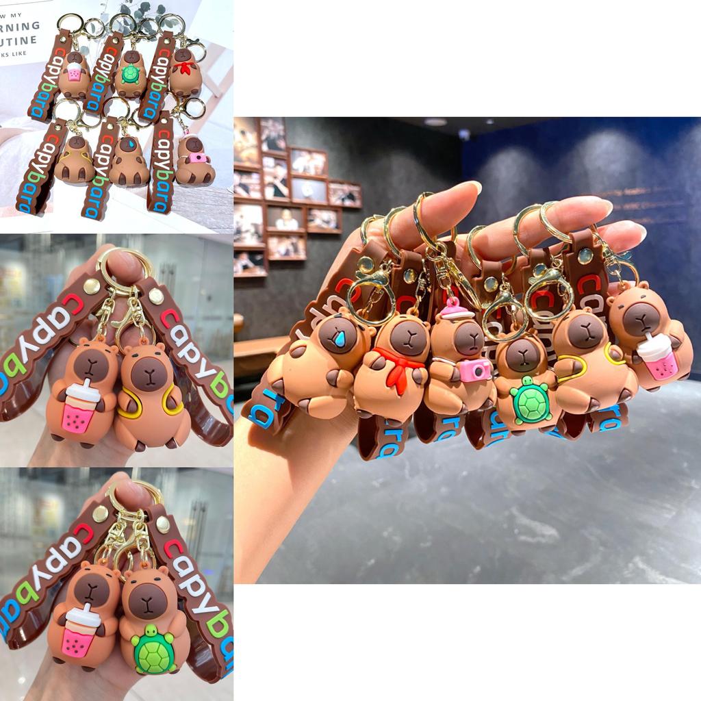 Adorable Capybara Keychain Cute Bag Charm Trendy Car Pendant Gift
