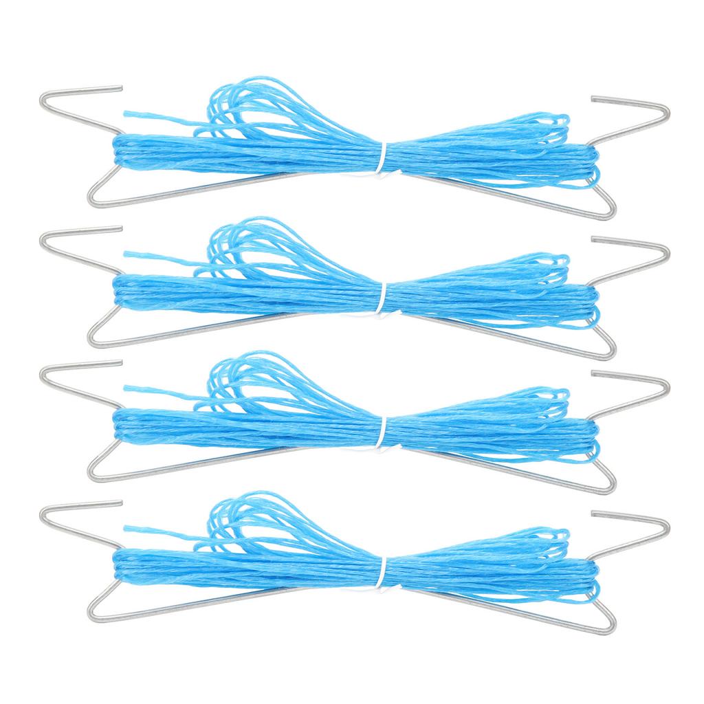 10PCS Tomato Support Hooks Iron Garden Plant Climbing Hooks with 10 Meters Twine to Prevent Tomatoes From Pinching Or Falling Off