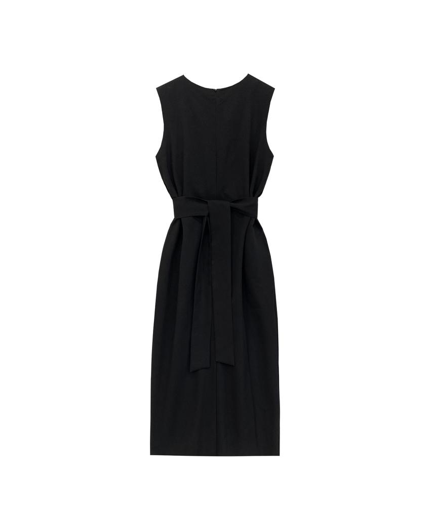 Meuameu Middle Bow Long Dress