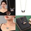 Luxurious Butterfly Design Necklace With Color Changing Technology For Elegant Women