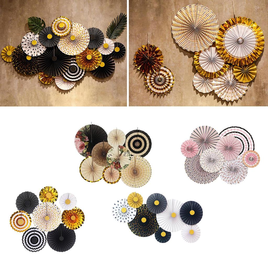 Kwiat z bibuły Kolorowy wachlarz Baner 8 szt./zestaw na Świętowanie Festiwal Imprezę Ukończenie Szkoły Dekoracja Tła Dekoracja Domu