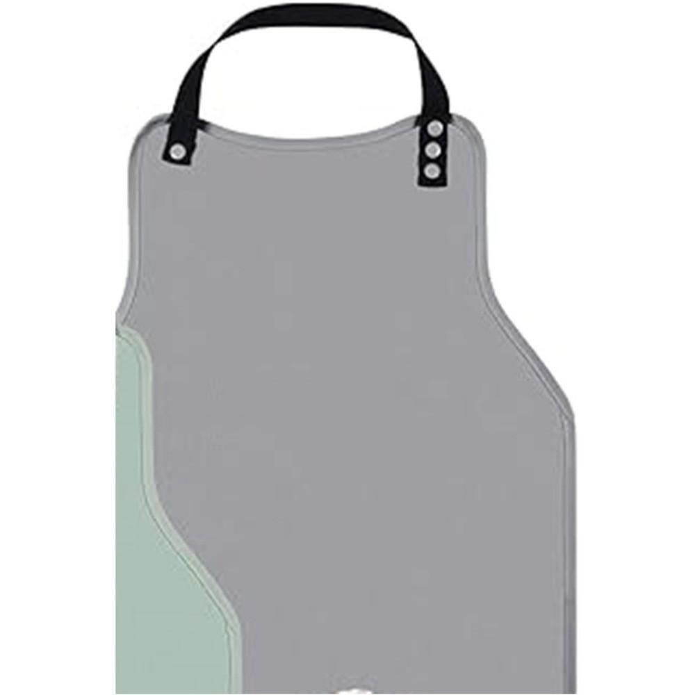 

Waterproof Adult Bib Spill-Proof Dining Clothing Protector Apron Disabled Individuals сірий