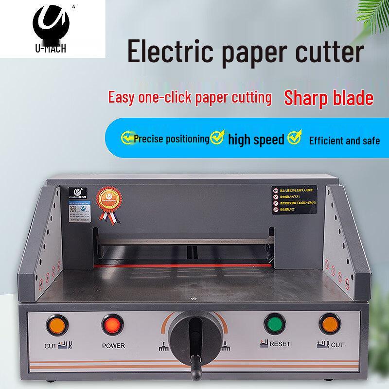 Youmas U-QZ330 Desktop Electric Paper Cutter CN Plug (adapter Included)