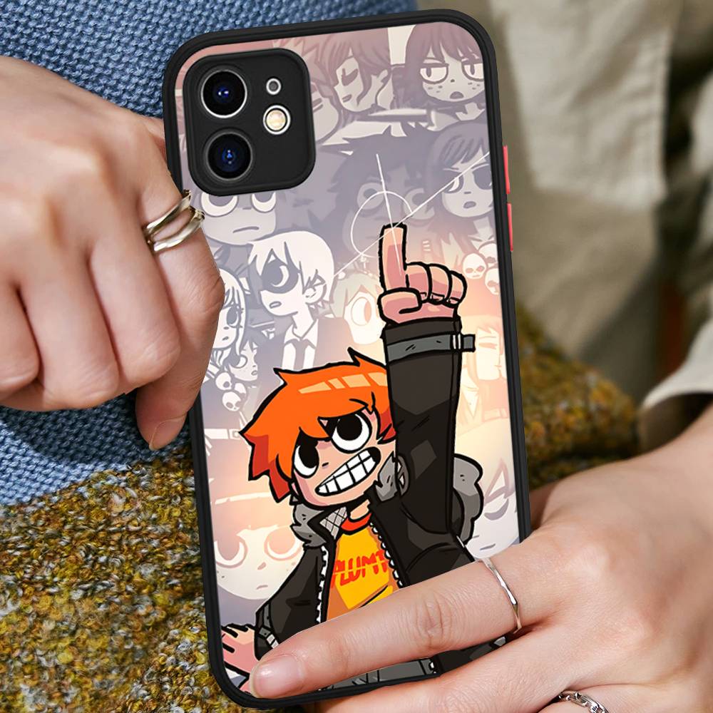 

Comedy Film Scott Pilgrim VS The World Phone Cases For IPhone 16 15 14 Plus 13 12 11 Pro Max Matte Oft Bumper Phone Cover iphone 15