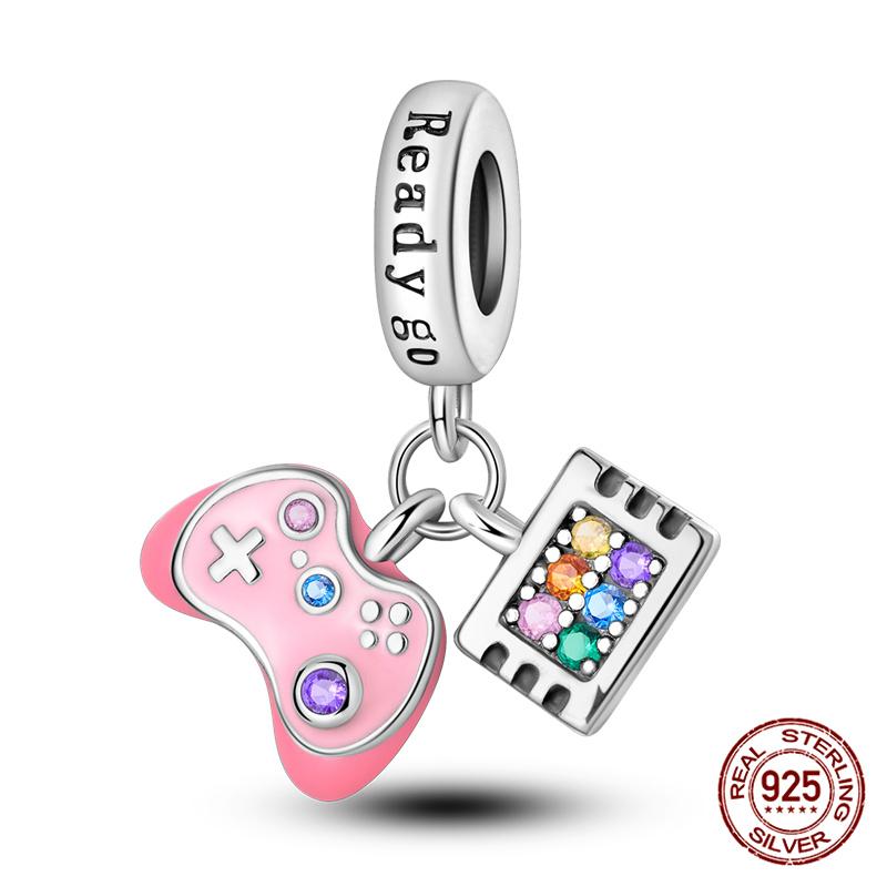 100 Copper Bluetooth Headset Charm Bead Charms Beaded Compatible With Authentic Bracelets Do It Yourself Jewellery Making Women Gifts