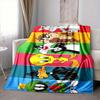 1pc Looney Tunes Cartoon Characters Flannel Throw Blanket - HD Printed Lightweight Soft Warm All-Season Blanket for Sofa, Bed, Travel, Camping 199