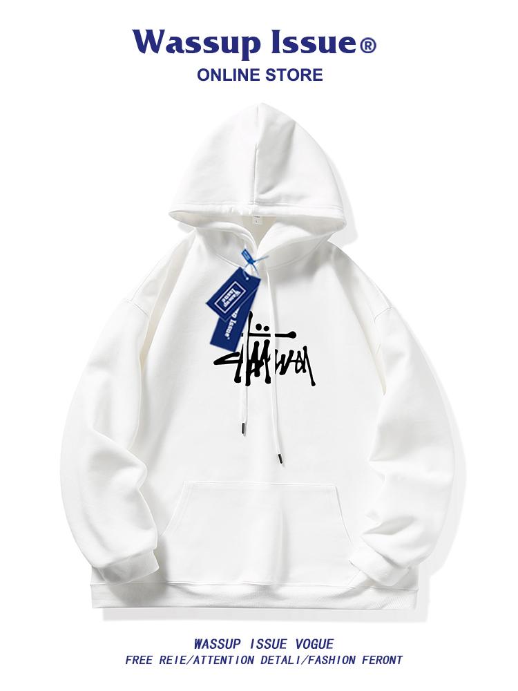 American Sle Casual Loose Men's Sweatirt Spring Autumn Versatile Comfortable Cotton Hoodie Youth Faion Streetwear