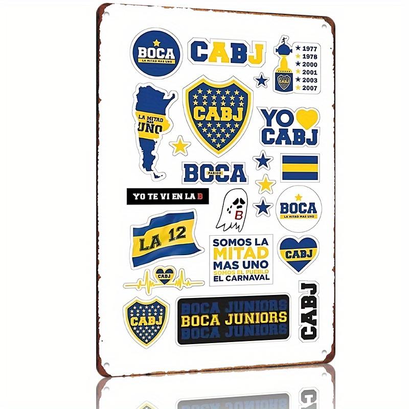 Official Sticker Sheet Premium Vinyl Decals for Fans Vintage Metal Tin Sign Style () with CABJ Logos Shield Emblems
