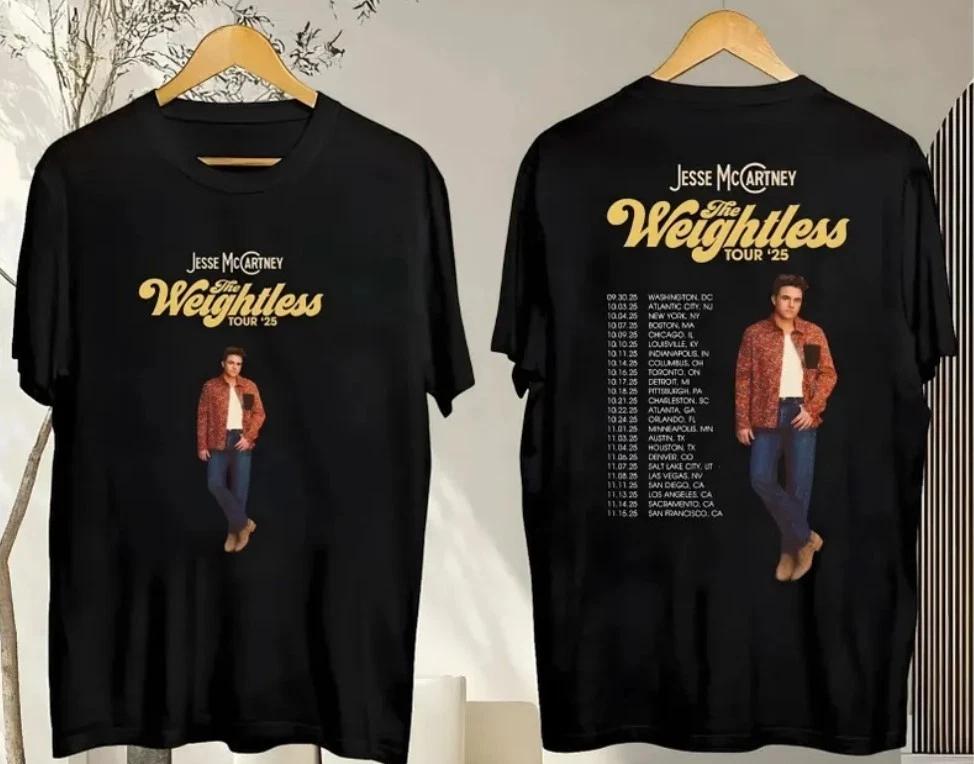 Jesse Mccartney Tour 2025 T-shirt, Jesse Mccartney the Weightless Tour T-Shirt S