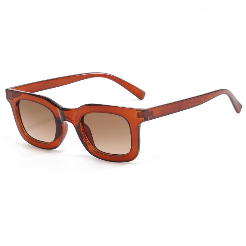 Cycling 2024 Fashion Square Small Frame Sun Glasses Personalized Street Photo Glasses INS Simple Style Sunglasses Female