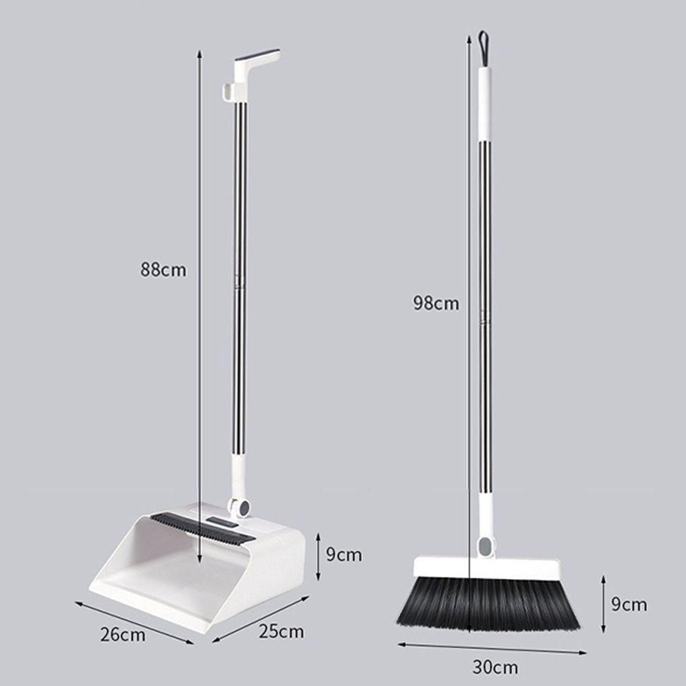 3-in-1 Cleaning Brush Set Long Handle Household Cleaning Set Practical Folding Broom Set Household