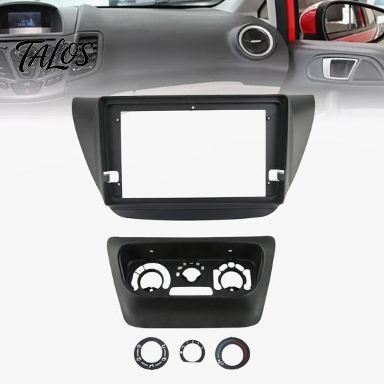 Double Din Fascia 9 Inch Car Radio Dash Kit for Lancer IX 2006, Navigation Stereo Installation Panel, Center Console Replacement Frame Android