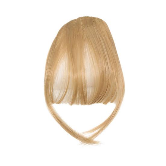 Frauen Clip-in Pony Natürliche Wispy Stirn Haar Extensions Faux Französisch Pony Mädchen