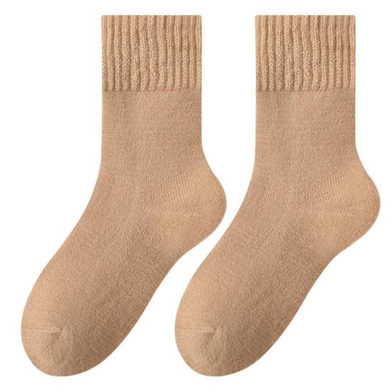 Damen Dicke Warme Socken Herbst Winter Weiche Gemütliche Fleecegefütterte Stiefelsocken Flauschige Kaltwetter Thermosocken