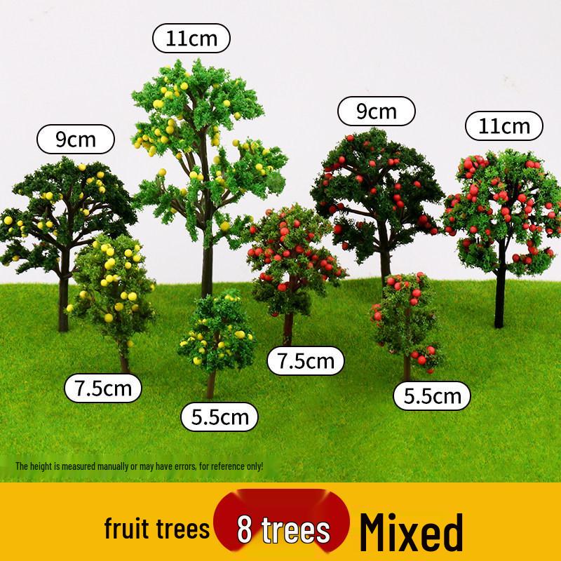 DIY Sand Table Building Trees Set - Handcrafted Miniature Landscape Models with Finished Tree Trunks