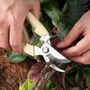 Pruning Shears Stainless Steel Garden Clippers for Bonsai Flower Arrangement Grafting Heavy Duty Hand Pruner with Comfort Grip