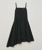 Hellenepaliseu Hook And Eye Flare Long Dress [Black]