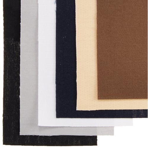 Clover Cotton Repair Cloth Set Basic 60 x 150mm 6 Colors 68-096