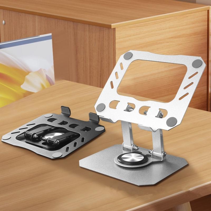 1Pc Adjustable 360° Rotatable Tablet Stand Foldable Portable Laptop Stand Desktop Holder Notebook Support Base Stand Holder