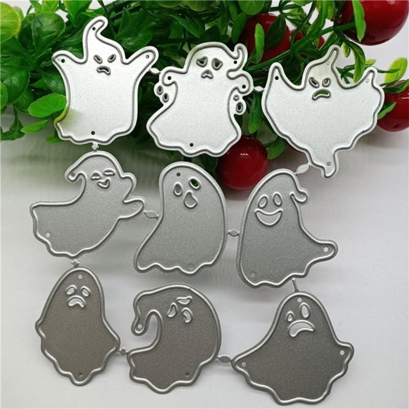 Metal Cutting Dies Carbon Steel Halloween Stencils for Card Making Album Decor X3UC
