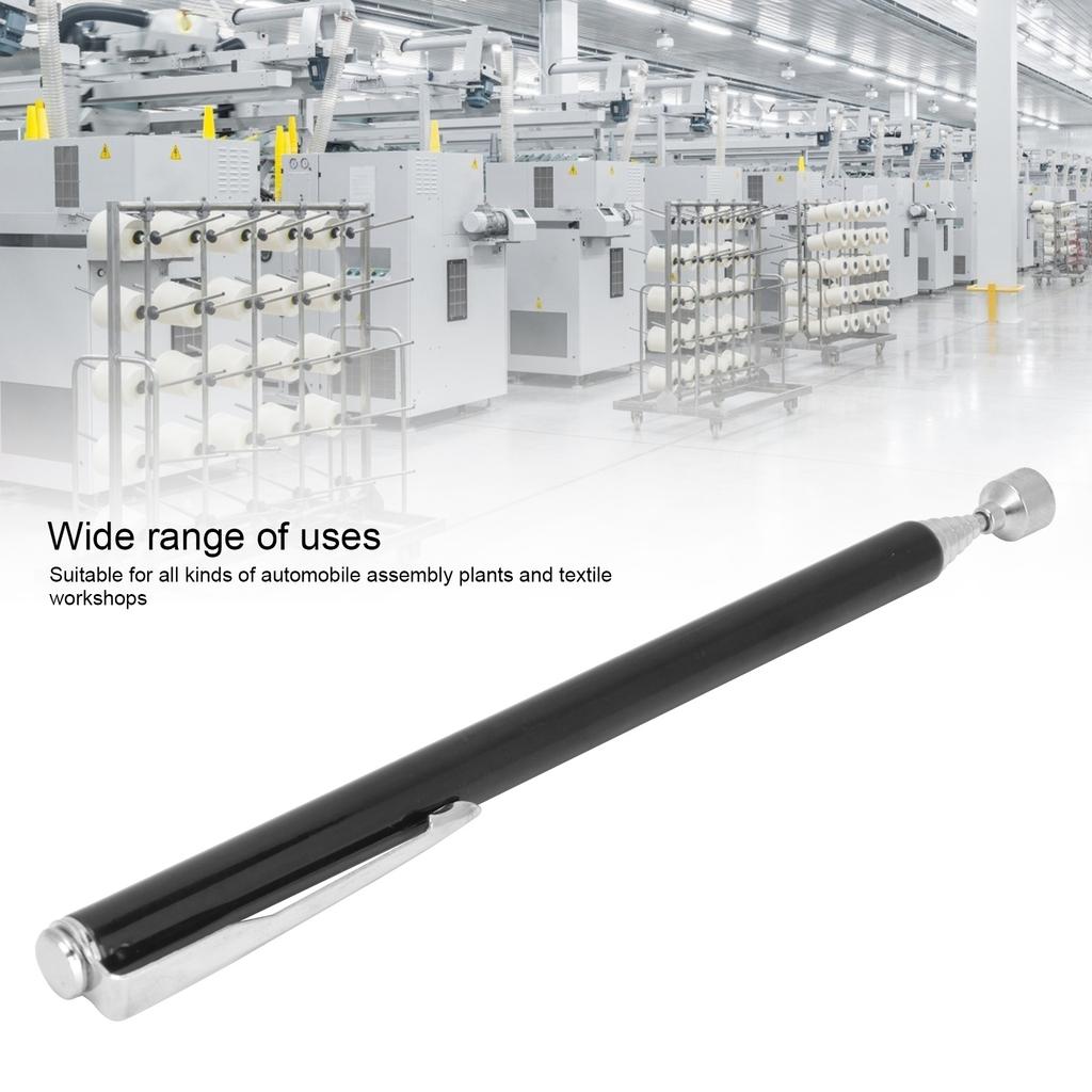 2lb Permanent Magnet Pickup Pen Stainless Steel Telescopic Picker Tools with Clip