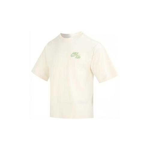 Nike Letter Logo Dopamine Short Sleeve T-Shirt for Men in Beige