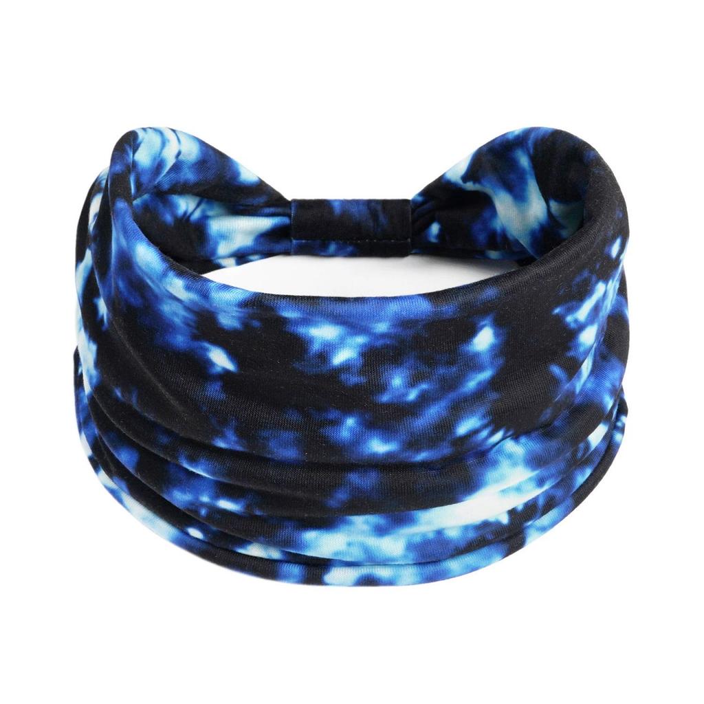 Women's Wide Retro-Style Elastic Sports Headband - Yoga & Hair Accessory