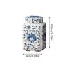 Kitchen Seasoning Ceramic Tea Pot Reusable Traditional Chinese Food Sealed Box with Lid Airtight Food Storage Containers