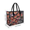 Fashion Cracked Pattern Tote Bag Large Capacity Daily Use Shoulder Bag for Women Portable Shopping Handbag