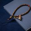 Catena per Cellulare con Perline di Agarwood Retrò Laccetto da Polso da Donna Ciondolo da Polso Corda da Appendere Decorazione Regalo