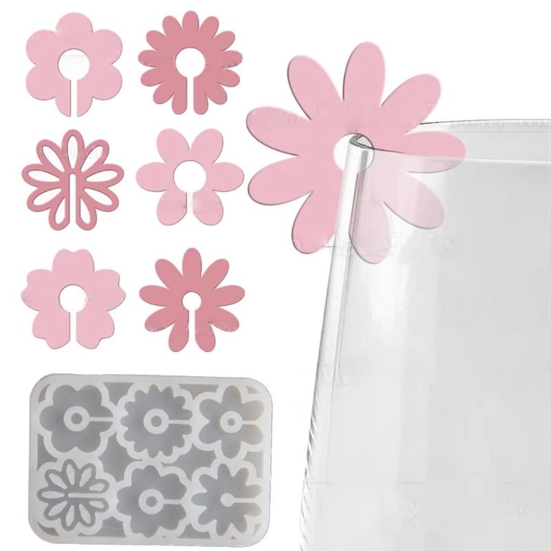 Silicone Labels Epoxy Resin Moulds Flower Silicone Molds For Crafting Individualized Resin Glasses Signs And Labels