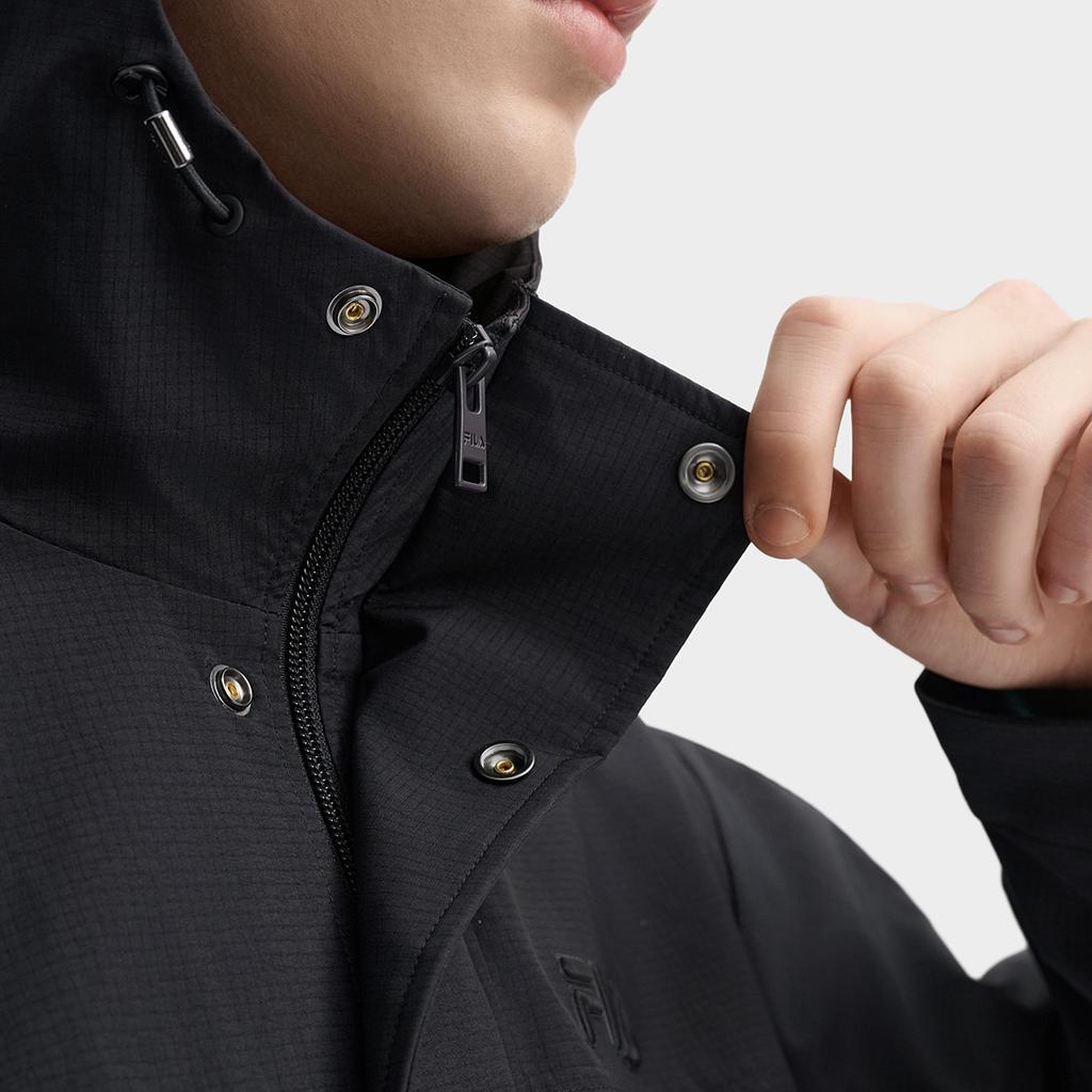 New FILA Jackets Men's Jet Black F11M438703FBK