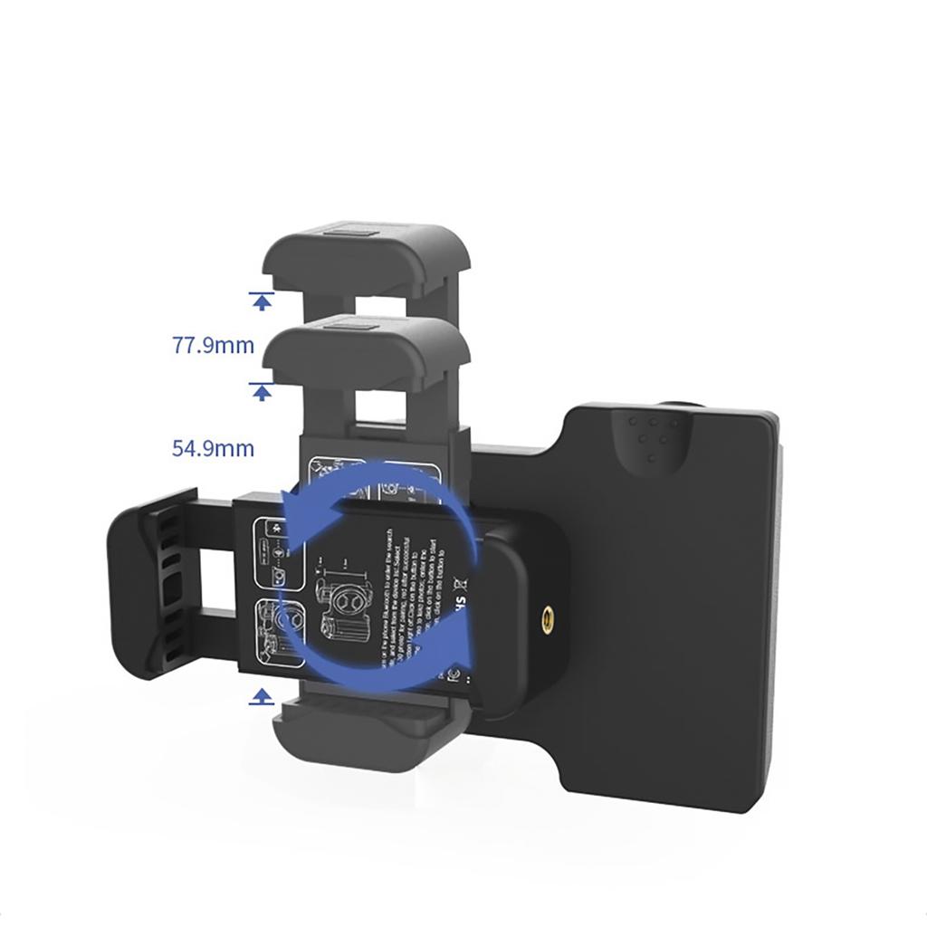 Wireless Handle Grip for Phone Vlog Selfie Grip Phone Holder Stabilizer 360 degrees  Rotatable with 1 4 Inch Screw Hole