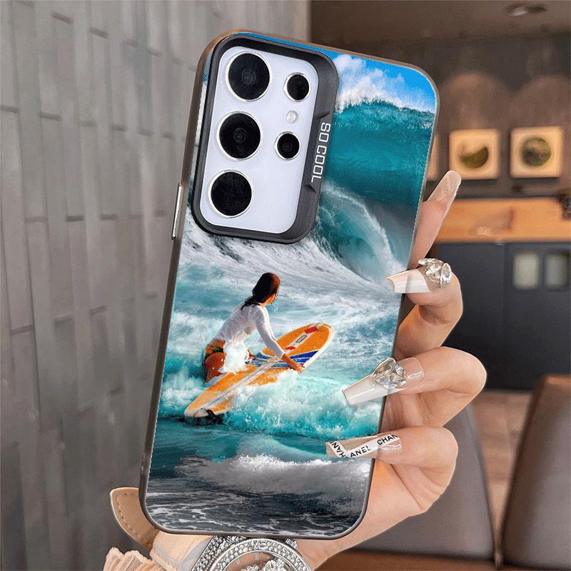 Surfboard Surfing Surf Summer Shockproof Phone Case for Samsung A17 A16 A15 A14 A37 A57 A36 A56 A26 A35 A55 A25 A34 A54 A24 A13