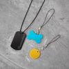Framendino, 60 Pack Pet ID Tag Colorful Blank Double Sided Aluminum Charms for Dog Cat DIY Crafts Jewelry Making 10 Colors 3 Different Shapes