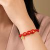 Calabash Zodiac Horse Bracelet Year of The Horse Chinese Red Handrope  Fortune Accessory