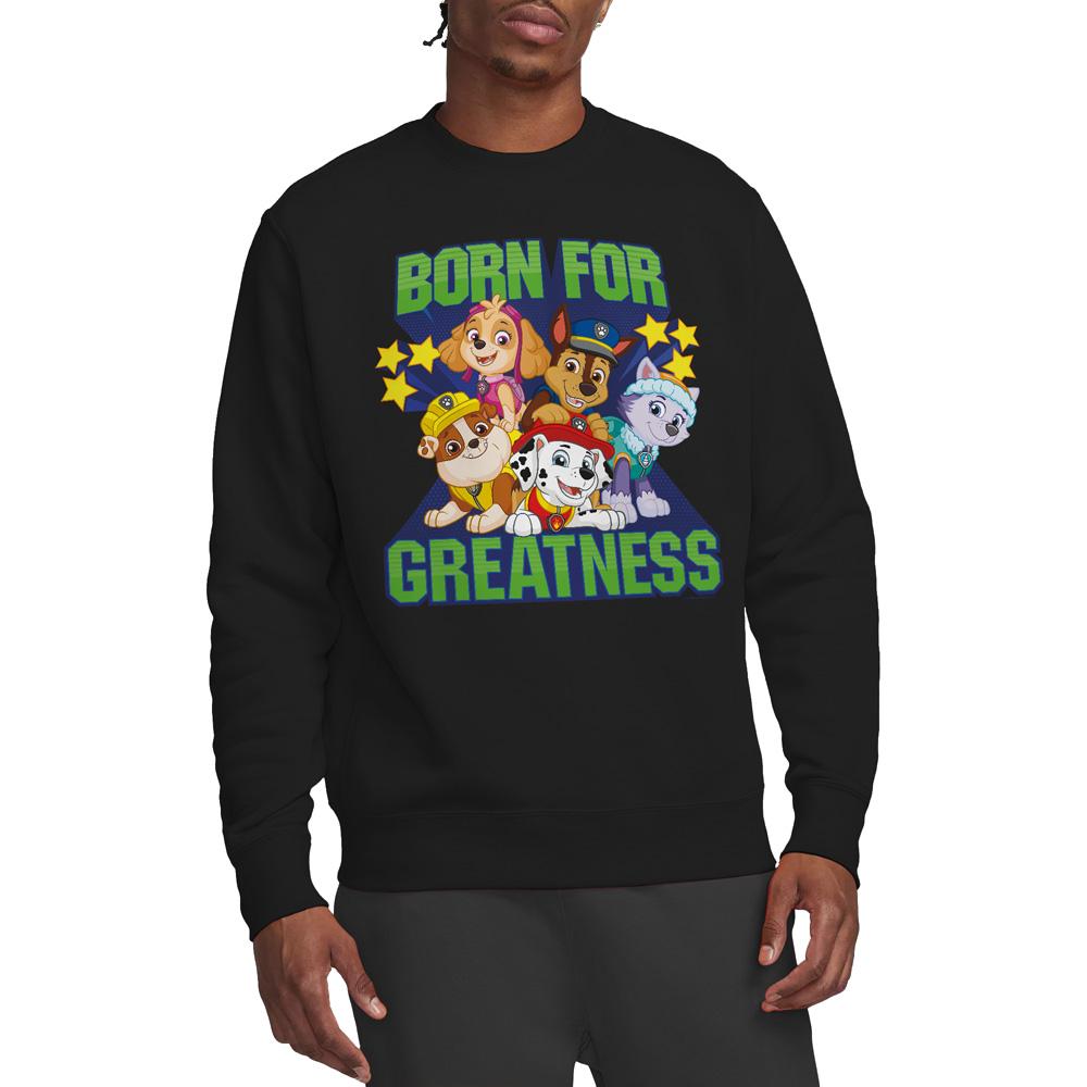 Paw Patrol Unisex Adult Born For Greatness Sweatshirt
