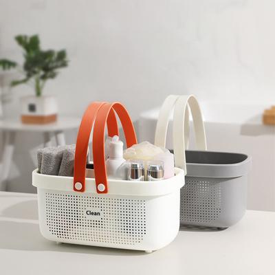 Wäschekorb, hohles Design, tragbarer Griff, PP-Shampoo, schmutzige Kleidung, Organizer für Badezimmer