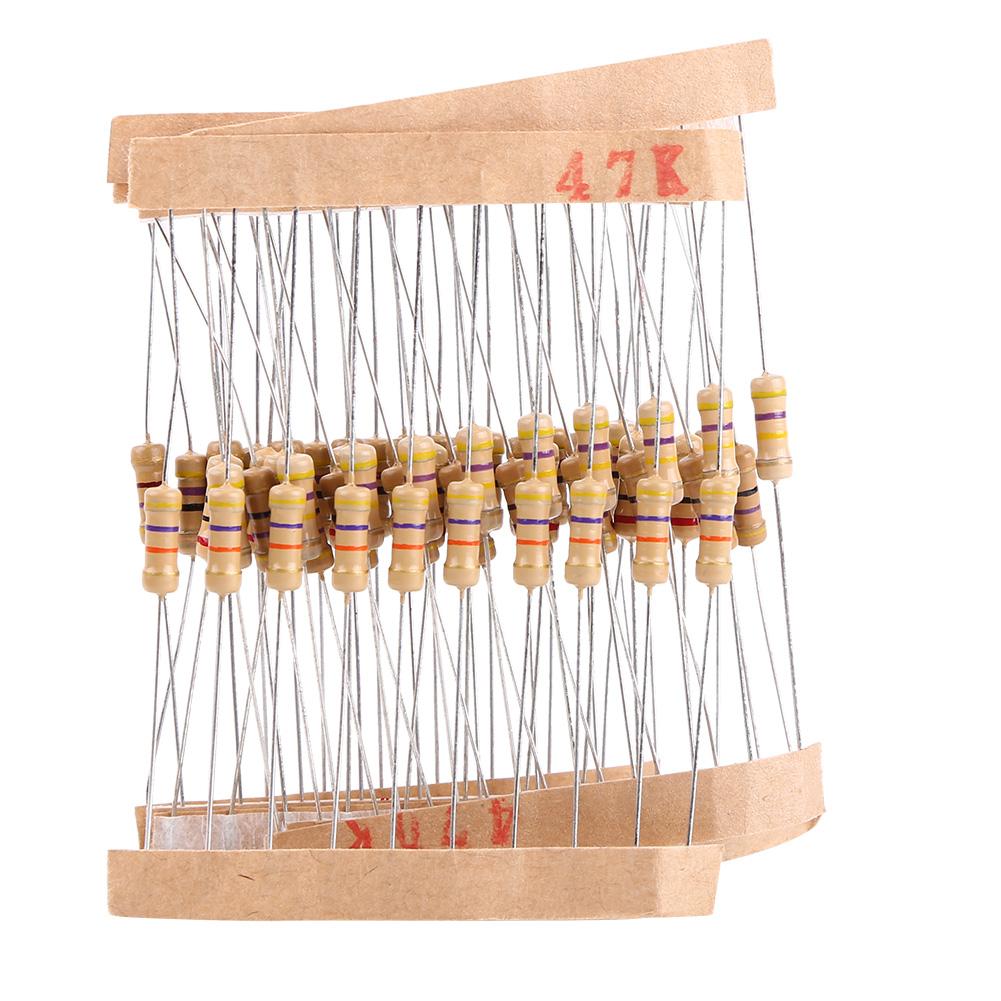1000pcs 1 2W1 10M Ohm Carbon Film Resistors Assortment Electronic Components