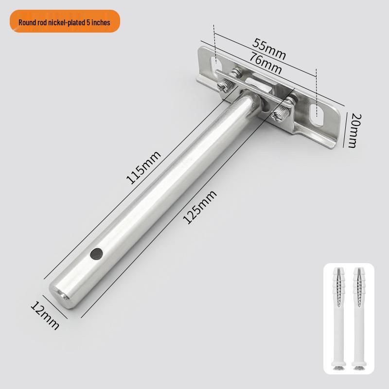 T-Shaped Invisible Shelf Bracket: Wall Mount Bookshelf & Storage Support.