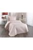 Estiva Queen Size Microcotton Bedspread 180x240 Cm Cappucino