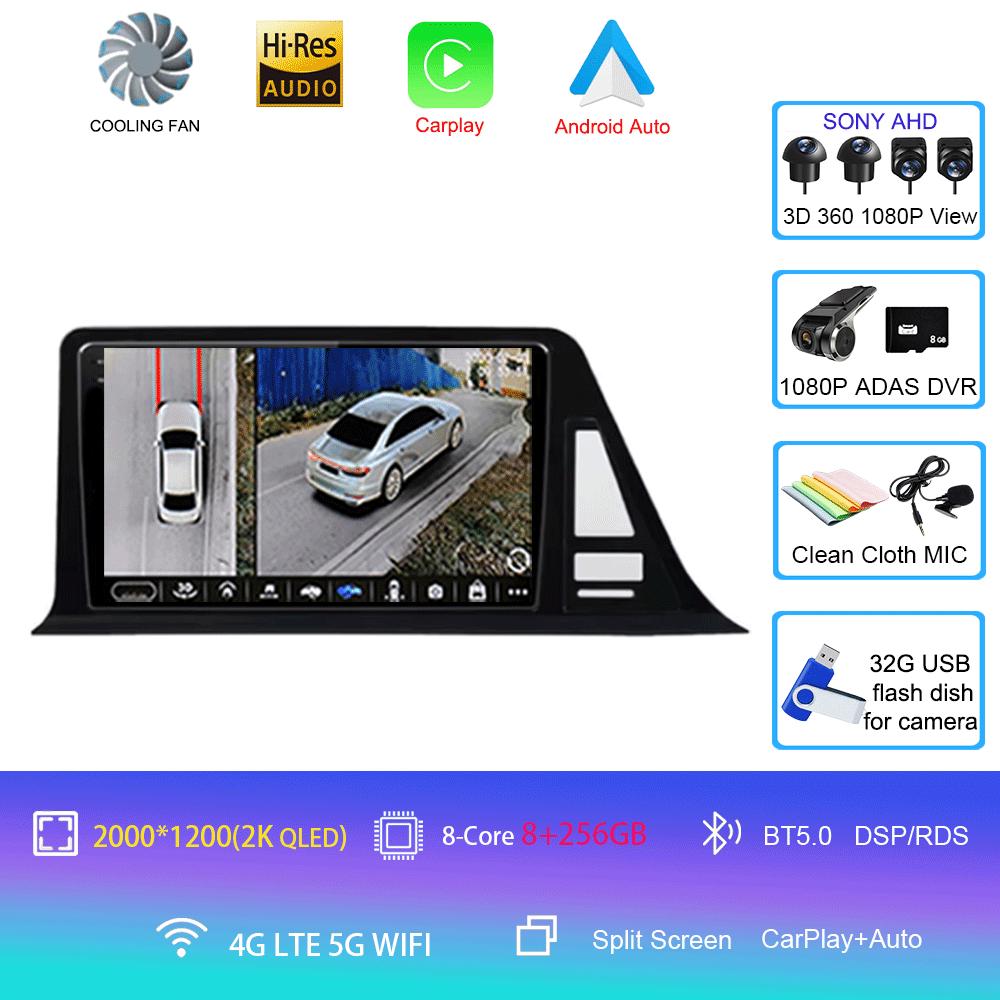 For Toyota CHR C-HR 2016 2017 2018 2019 Car Radio Android 14 Carplay Auto Multimedia Player Autoradio GPS Stereo 2din Head Unit