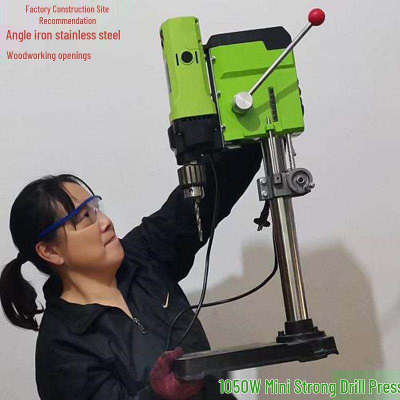 220V High-Power Multifunctional Bench Drill: Precision, Speed Adjustable, Small Electric Desktop Drilling & Milling Machine.