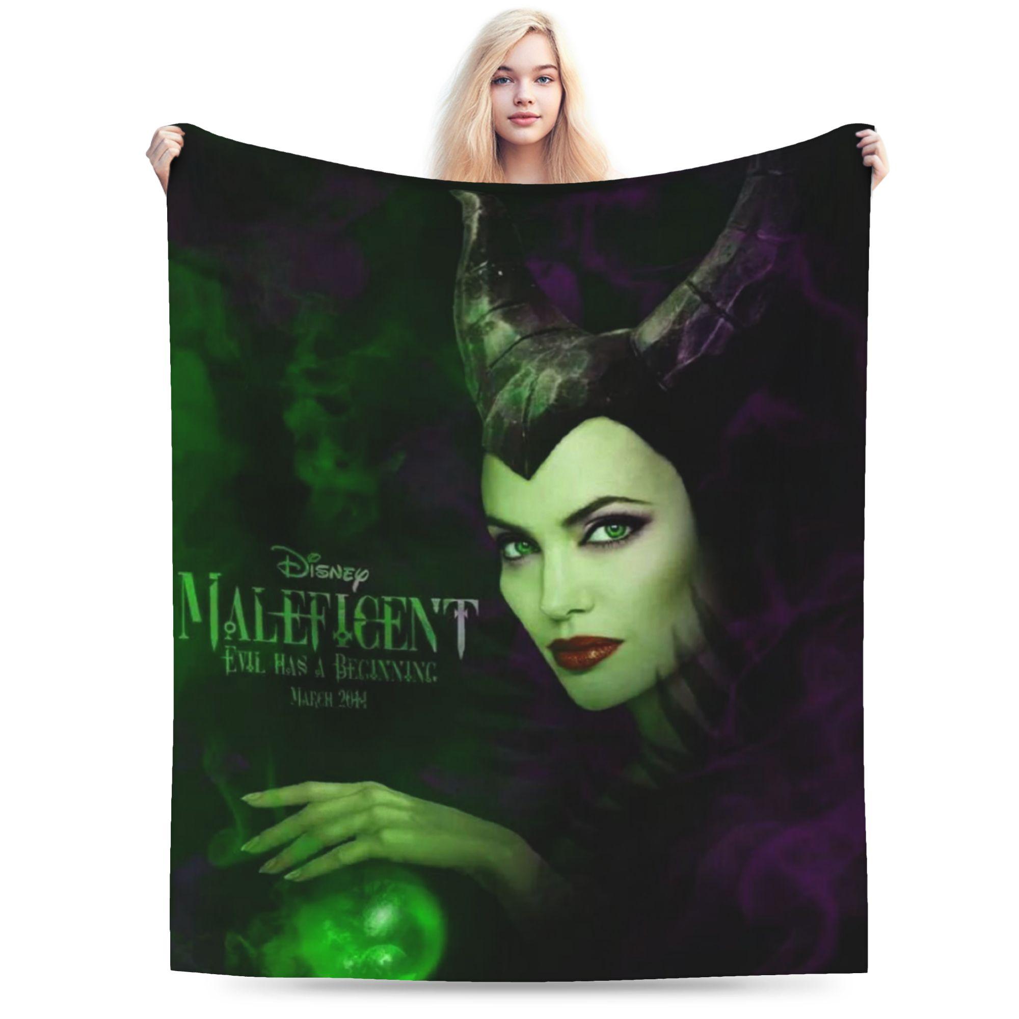 МАЛЕФИСЕНТА 3 Черная Фея Фэнтези Фильм Пледы Супер Мягкий Коралловый Флис Плюшевый Исцеляющий Подарок Плед Постельное Белье Пледы 30x40in