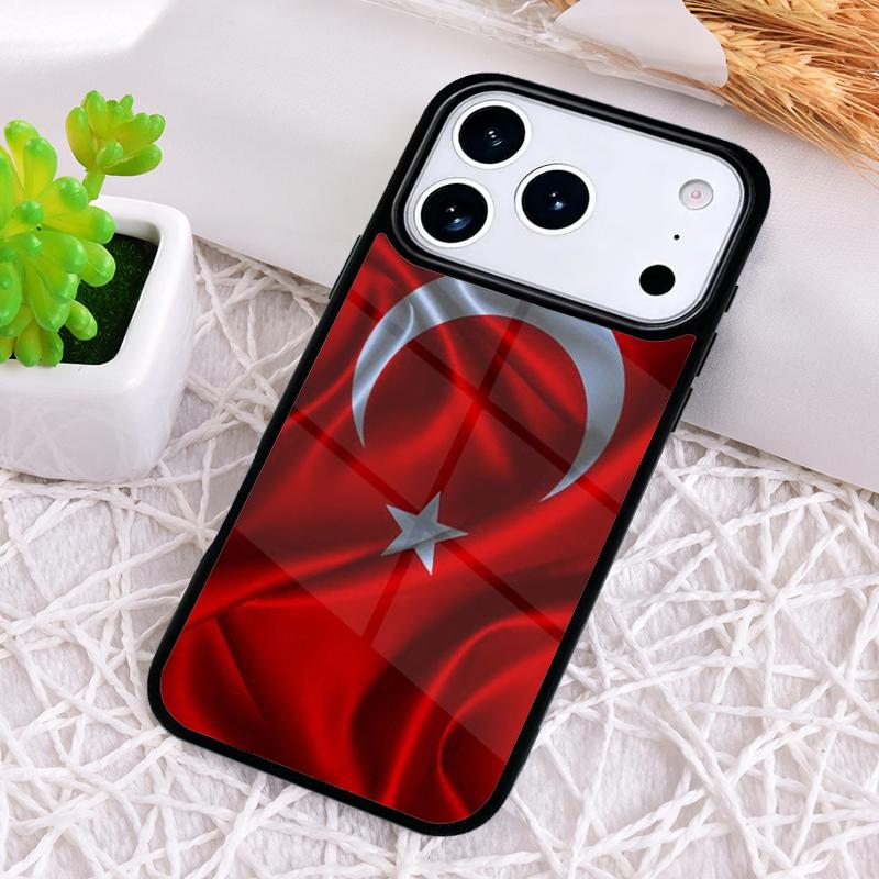 Turkey Turkish Flag soft Shockproof Phone Case for iPhone 17 Air 16e 15 11 12 14 13 Pro Max Cover Coque