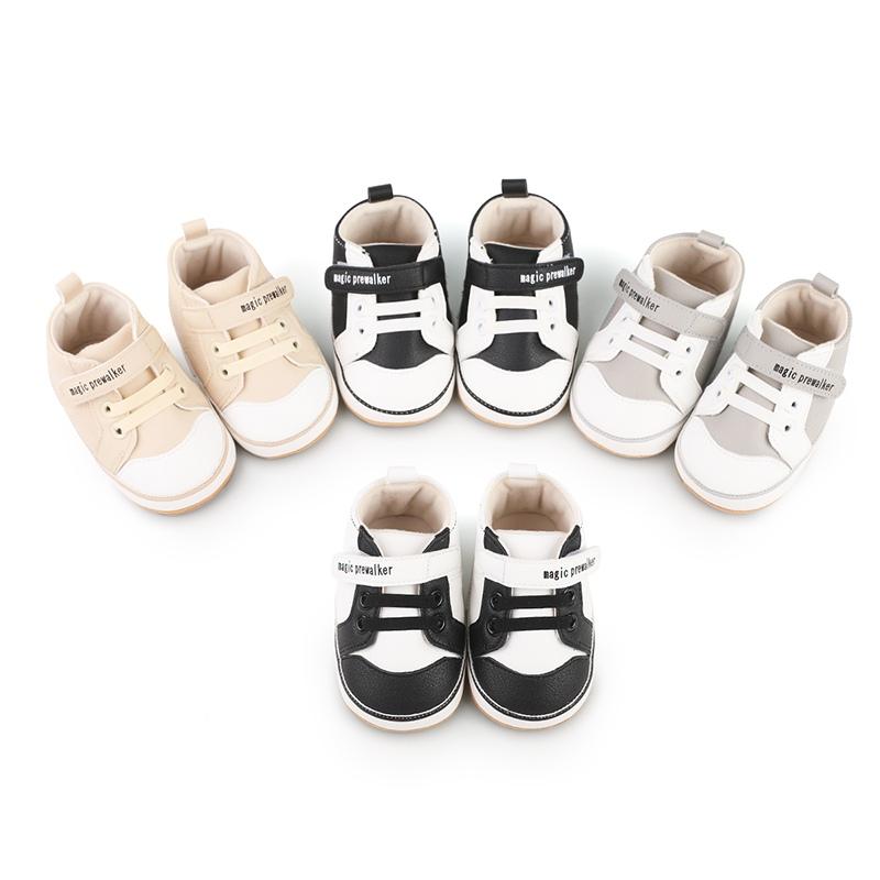 

Детская обувь для мальчиков и девочек, дышащая нескользящая детская обувь с буквенным дизайном и мягкой подошвой