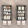 No-Drill Bathroom Wall Storage Shelf