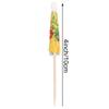 20pcs Wooden Bar Cocktail Decor Mixed Color Cocktail Mini Umbrella Parasol Snack Toothpicks