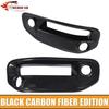Front Carbon Fiber Fog Light Cover Bezel Replacement For Dodge RAM 1500 +