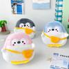Adorable Yellow Penguin Crossbody Coin Purse & Plush Cable/Earphone Storage Bag